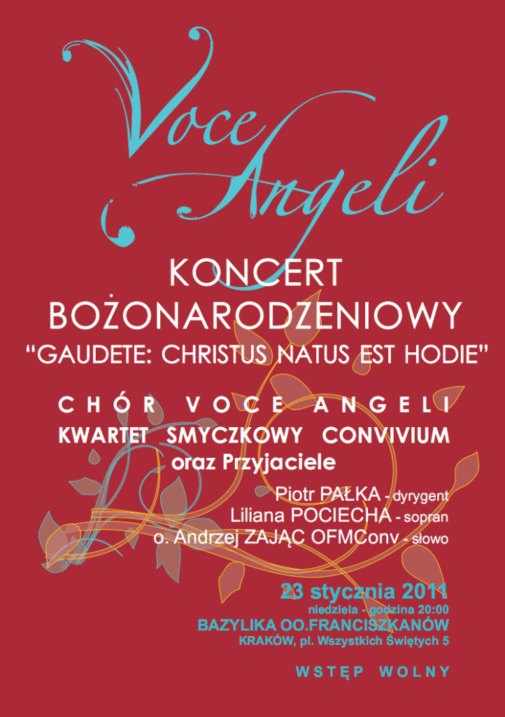 Koncert Kolęd Voce Angeli 23.01.2011